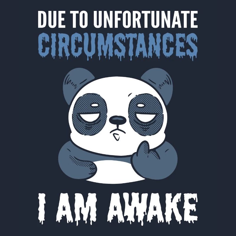 En raison de circonstances malheureuses, je suis éveillé Panda