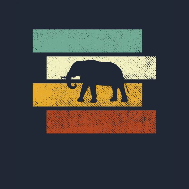 Éléphant Rétro