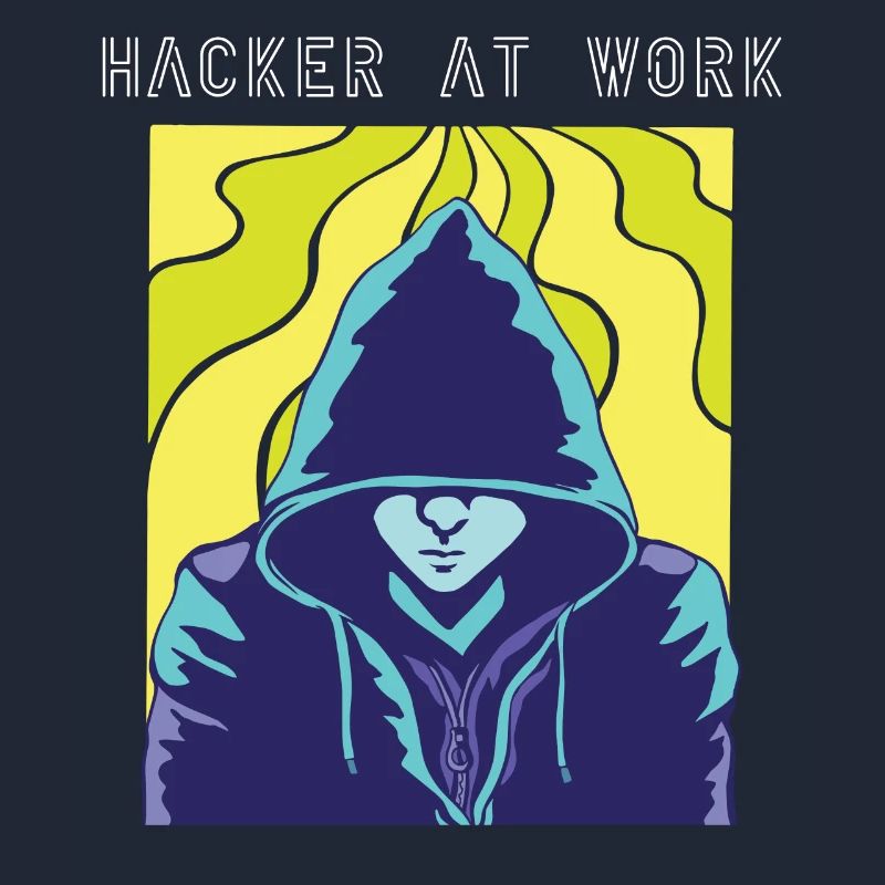 Hacker at work