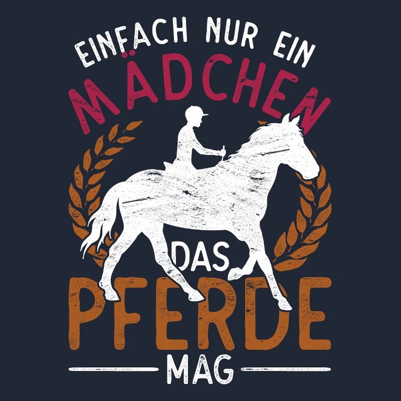 Einfach nur ein Mädchen das Pferde mag Pferd