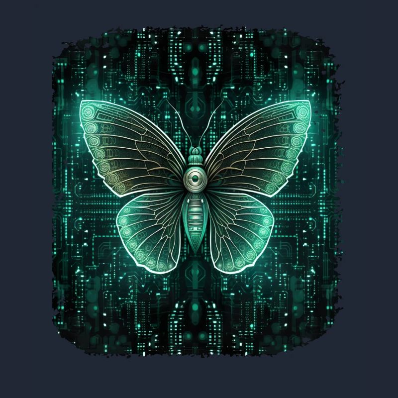 Programmierung PC Programm Code Schmetterling