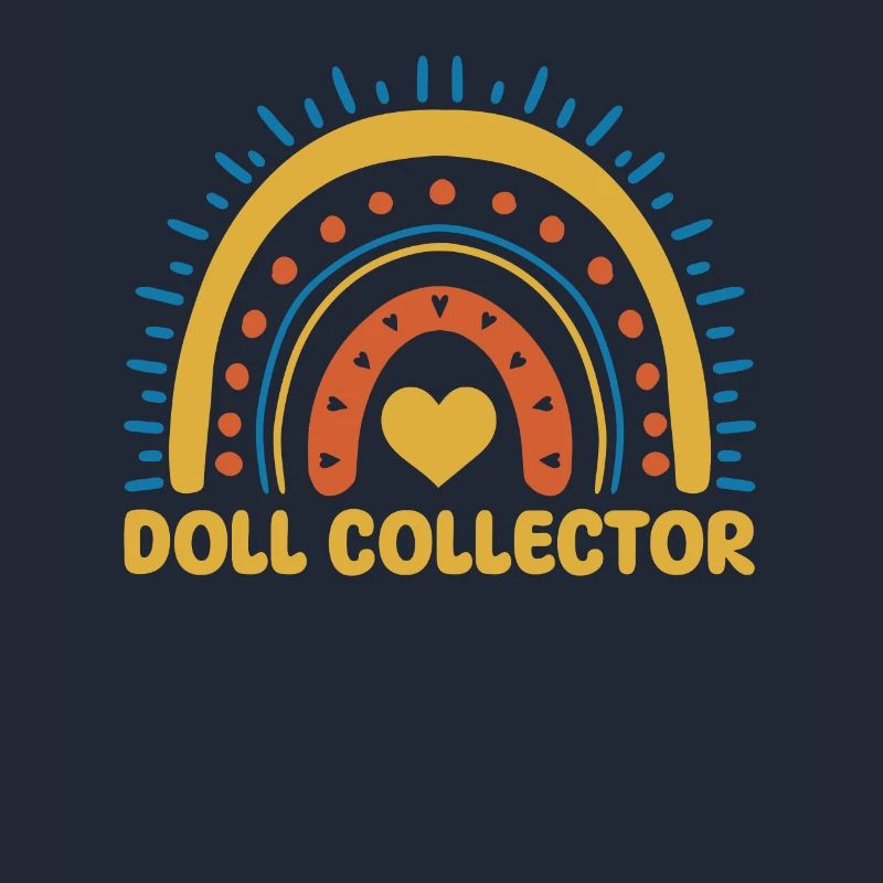 Cute Doll Collector Boho Rainbow