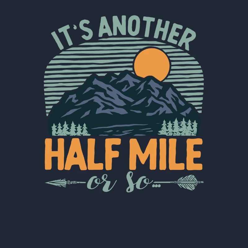 Es ist eine weitere halbe Meile oder so Bergwander