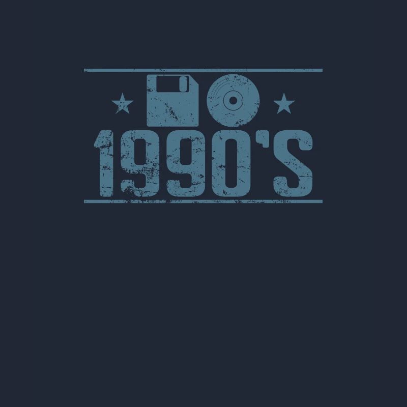 Floppy disk and CD 1990's retro memory module