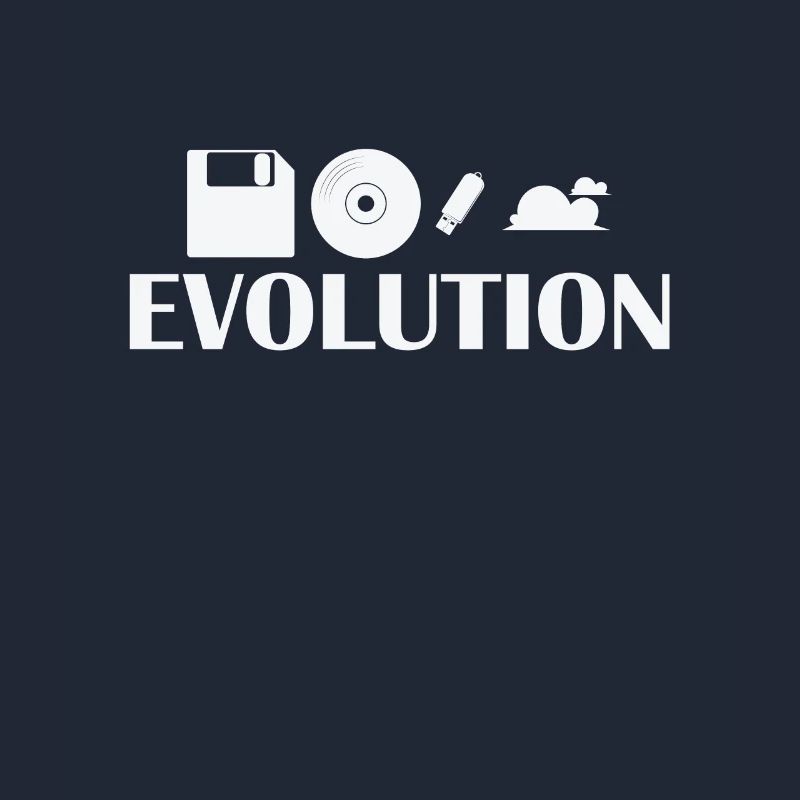 Evolution Disquette CD Clé USB Cloud