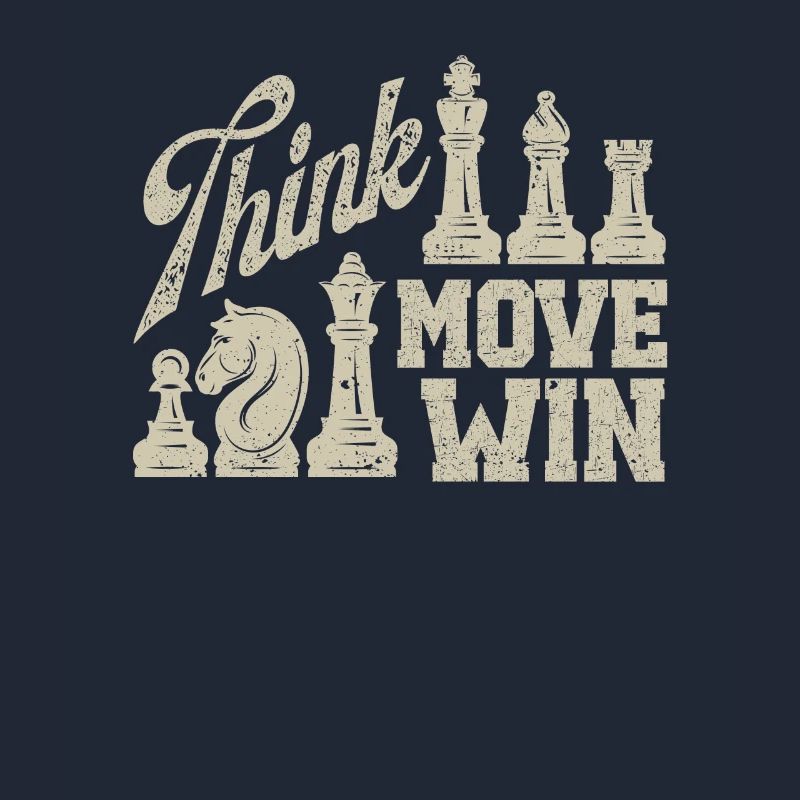 Think Move Win Funny Chess Player Board Game