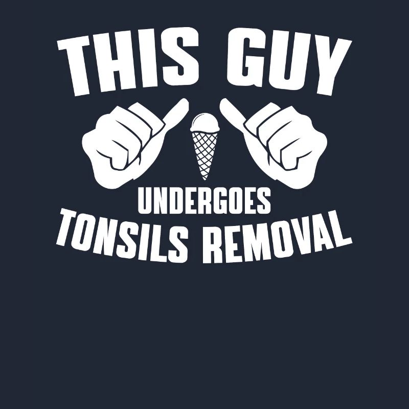This guy has his tonsils removed