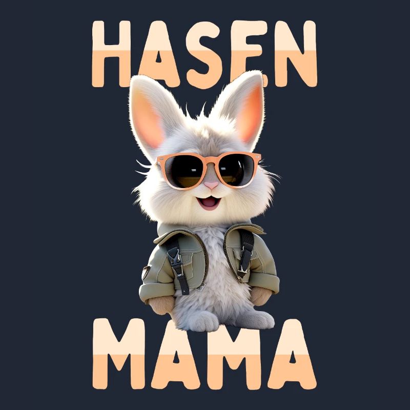 Hasen Mama Muttertag Kaninchen Bunny Mutter Hase
