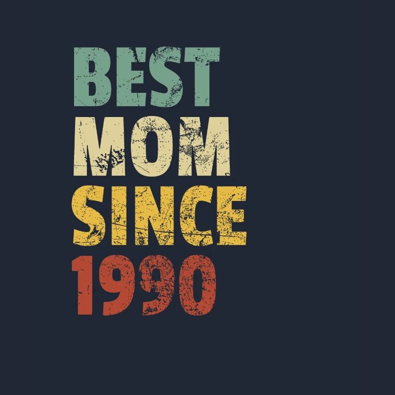Beste Mutter seit 1990 Muttertags-Slogan-Zitat