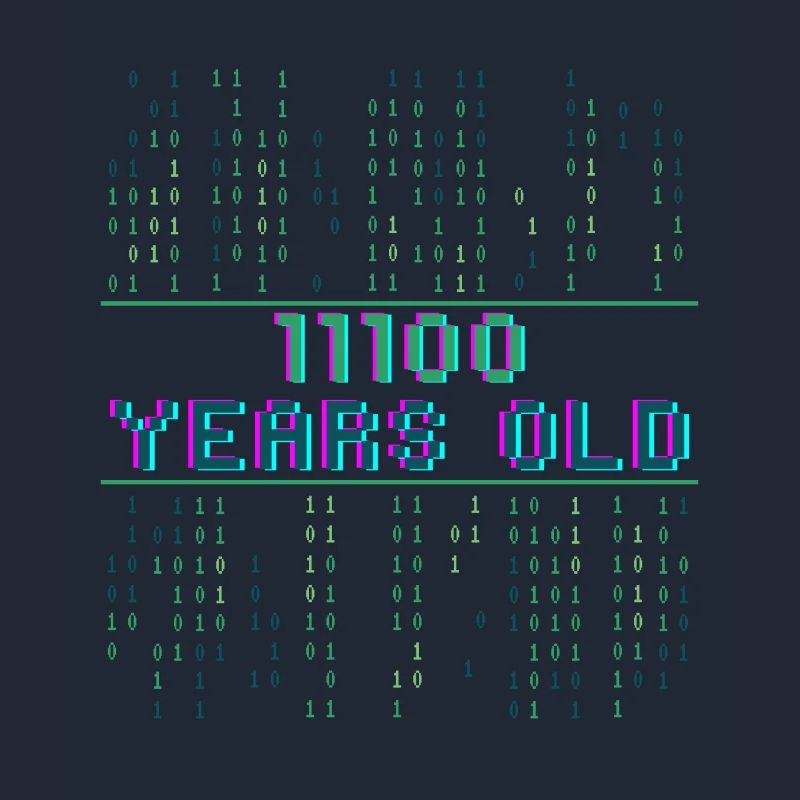 28. Geburtstag 28 Jahre alt Binärcode Coder