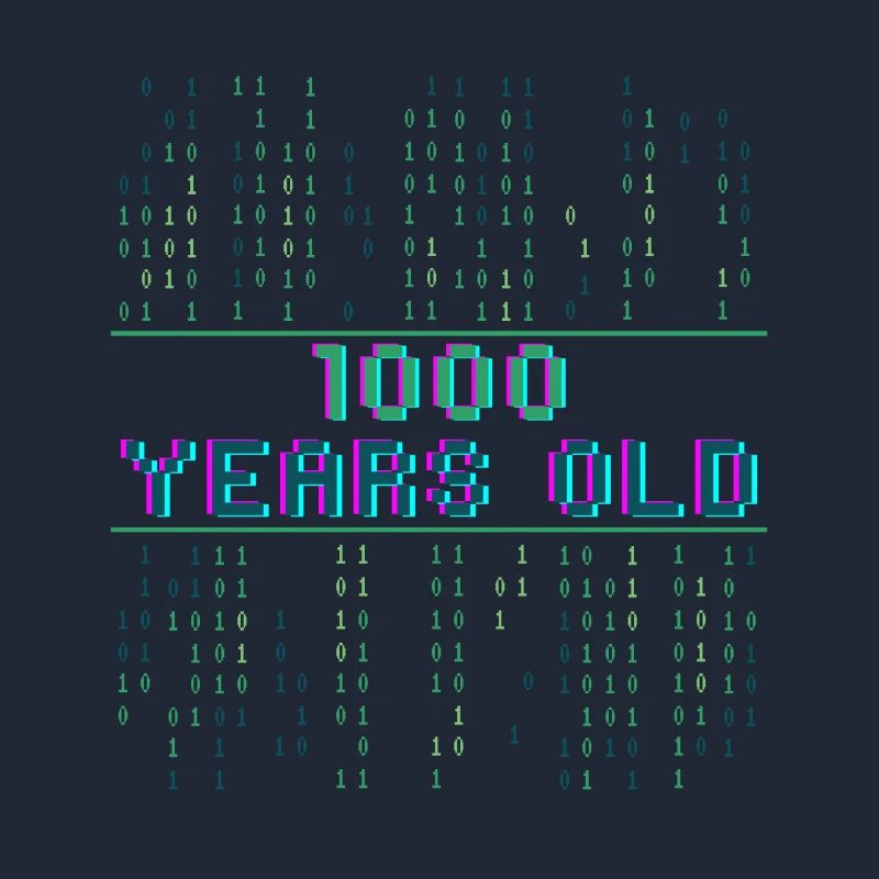 8. Geburtstag 8 Jahre alt Binärcode Coder