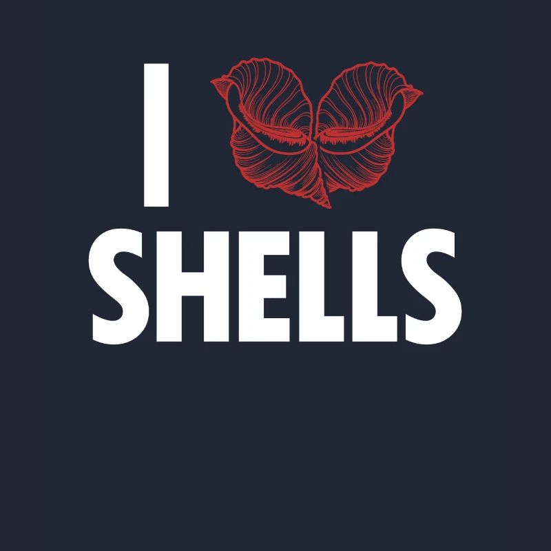 I love Shells Shell Shelling Bag Hunter Seashell