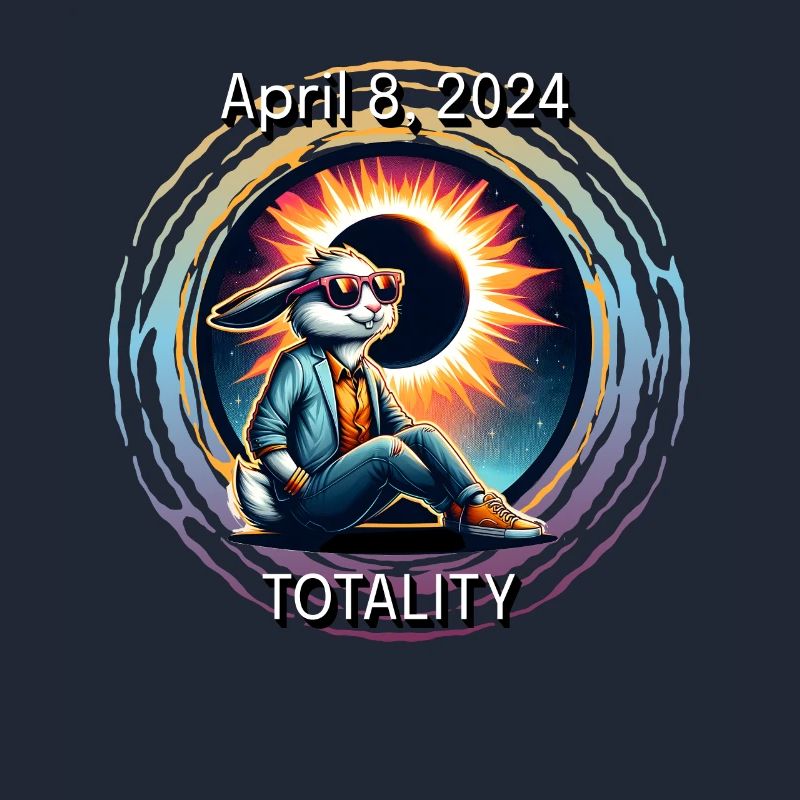 Cool Rabbit Solaire 8 avril 2024 Eclipse Totality
