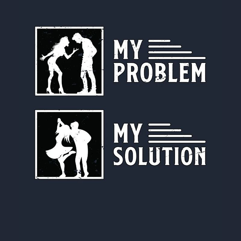 Swing Dancer My Problem My Solution Pictogram Dad