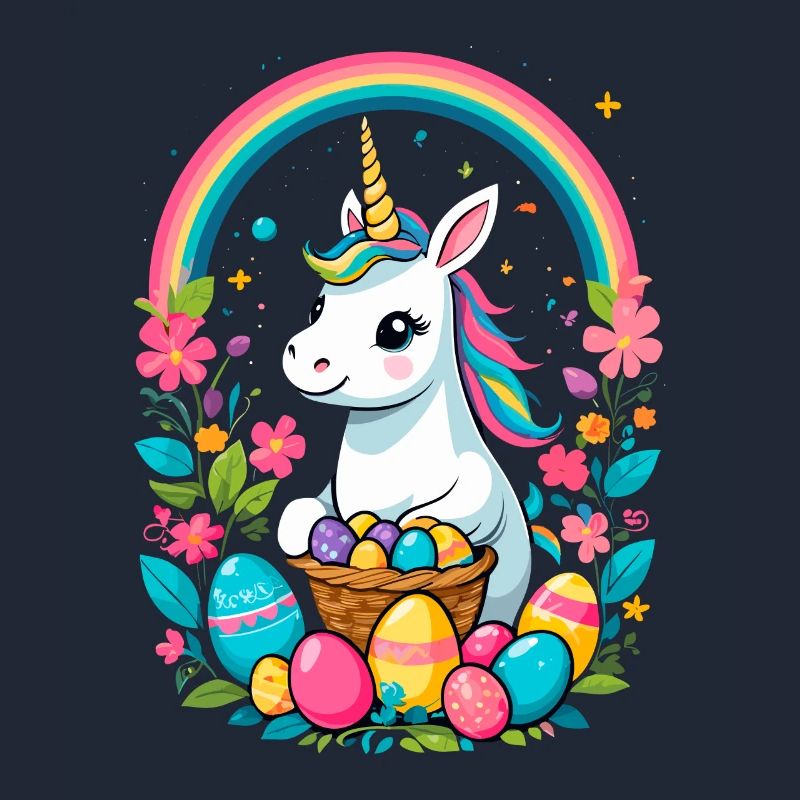 Funny Unicorn Easter Bunny Cute Easter Unicorn