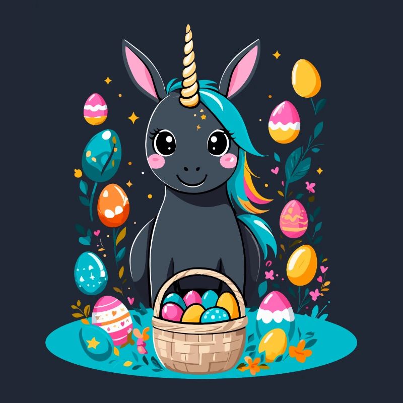 Funny Unicorn Easter Bunny Cute Easter Unicorn