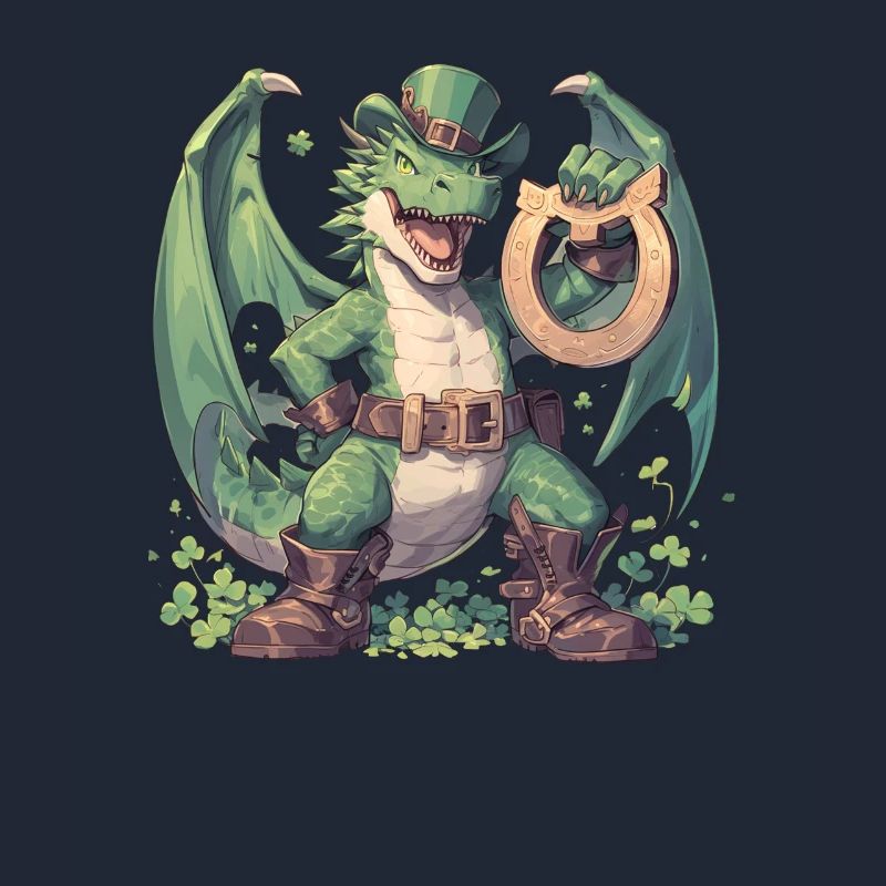 Drache St. Patricks Day Drache Kinder