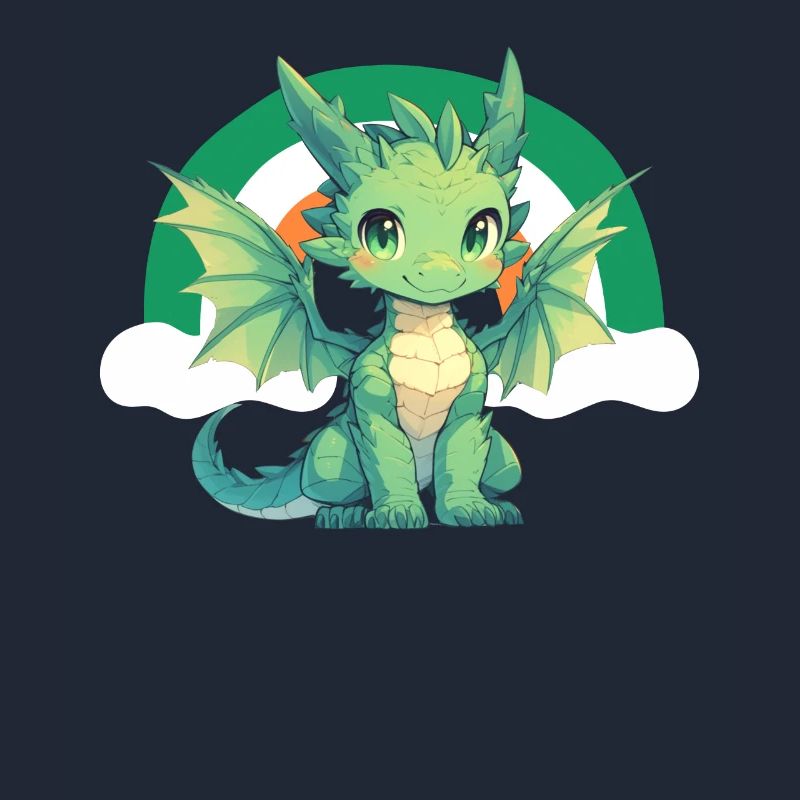 Drache St. Patricks Day Drache Kinder