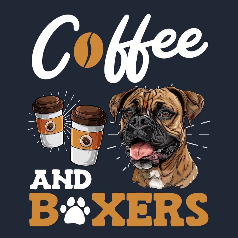 Deutscher Boxer COFFEE AND BOXERS Kaffeetrinker