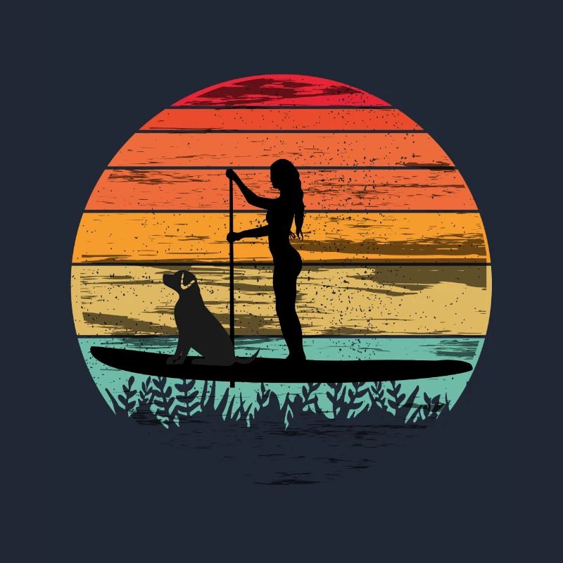 Paddleboard avec chien - Tee paddleboard