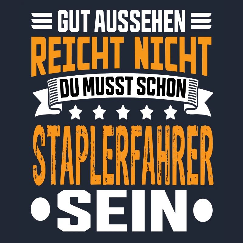 Staplerfahrer Stapler Gabelstapler Staplerfahrerin