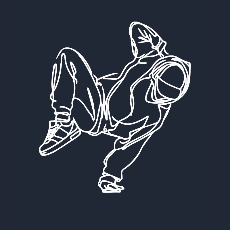 Breakdancer Drawing