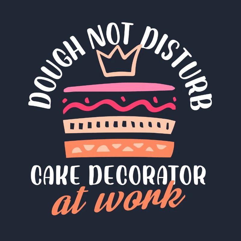 Dough Not Disturb Cake Decorator At Work Cake