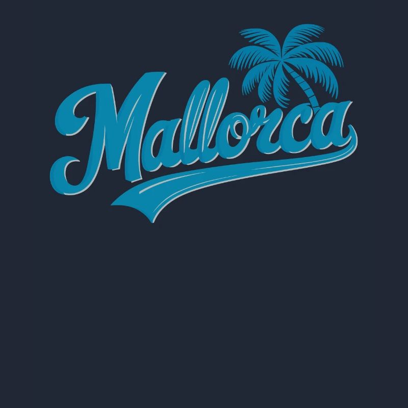 Mallorca Souvenir Palm Trees Design Beach Feeling