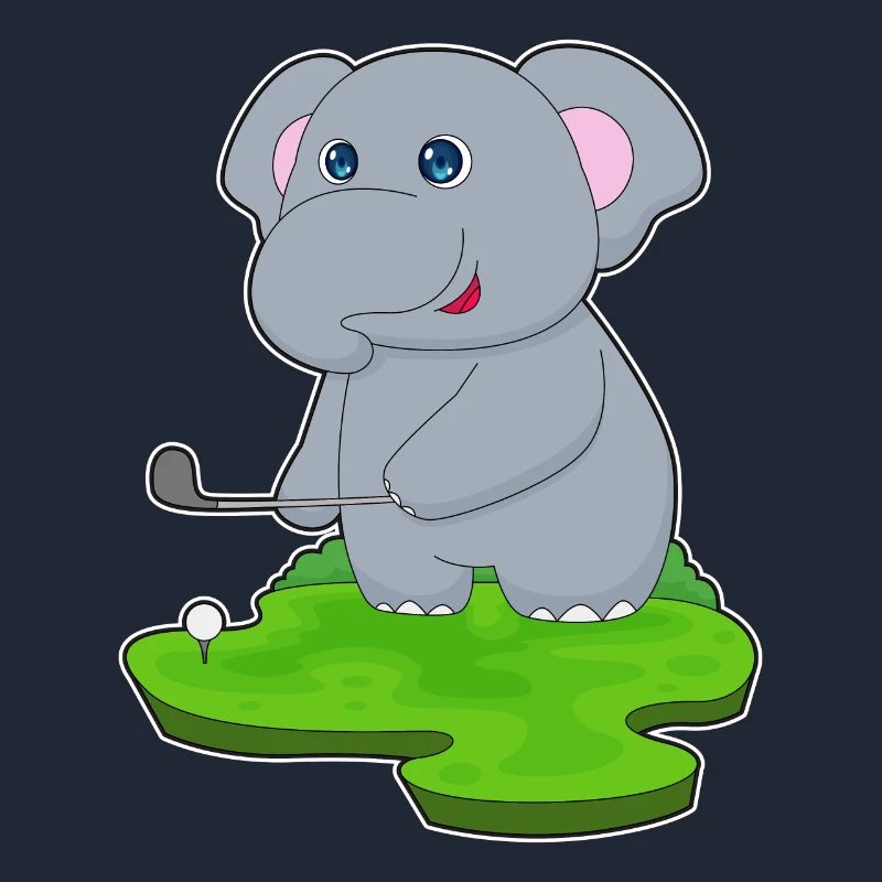 Elefant Golf Golfschläger
