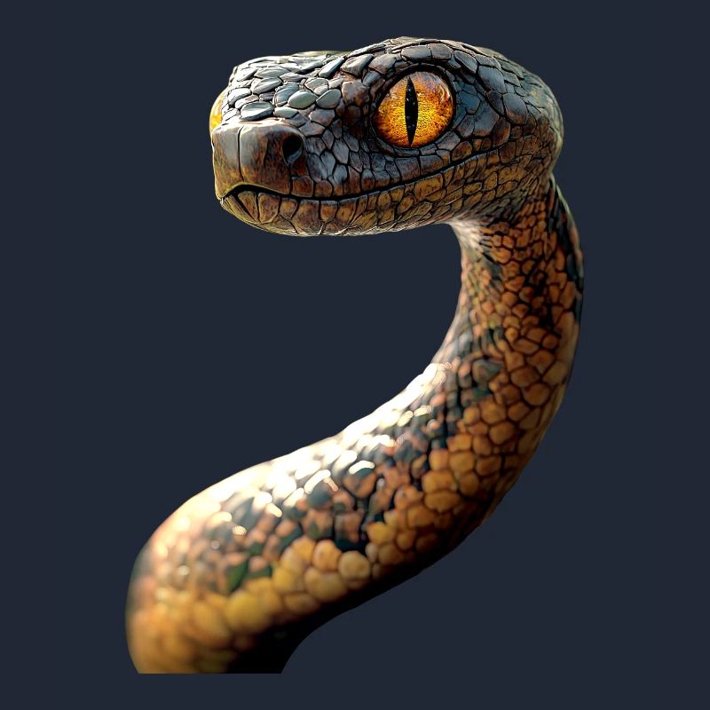 Serpent Python Cobra Mamba Serpent à sonnettes Serpent