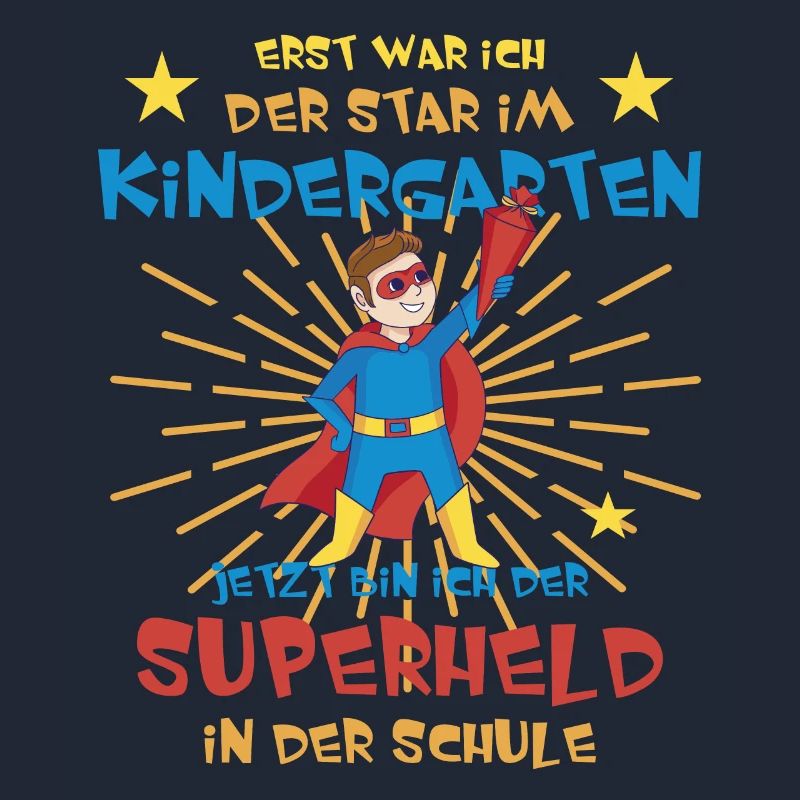 Kindergartenstar wird Schul Superheld