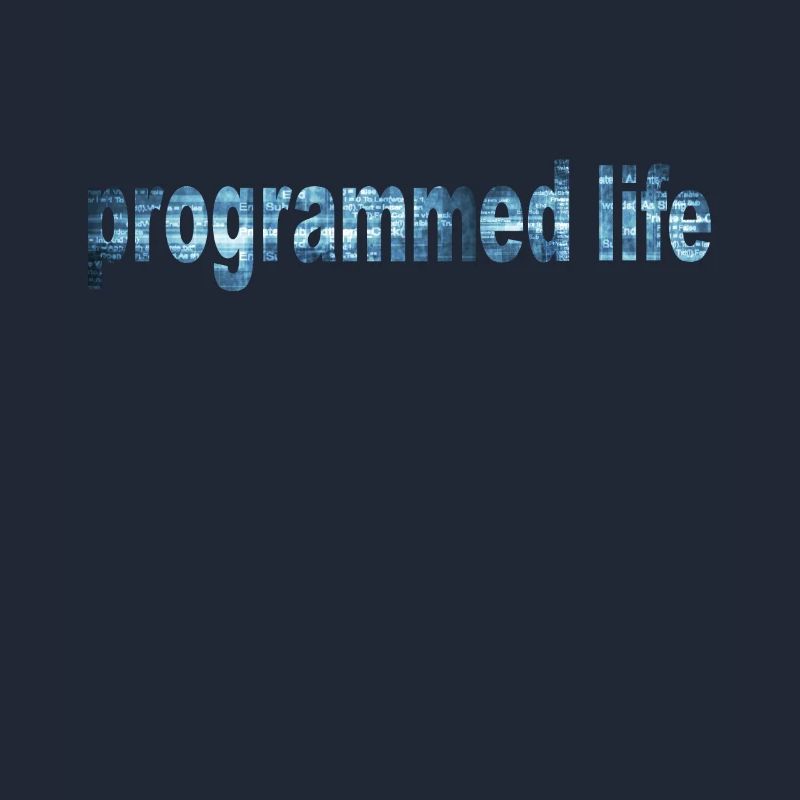 Typographie de la vie programmée