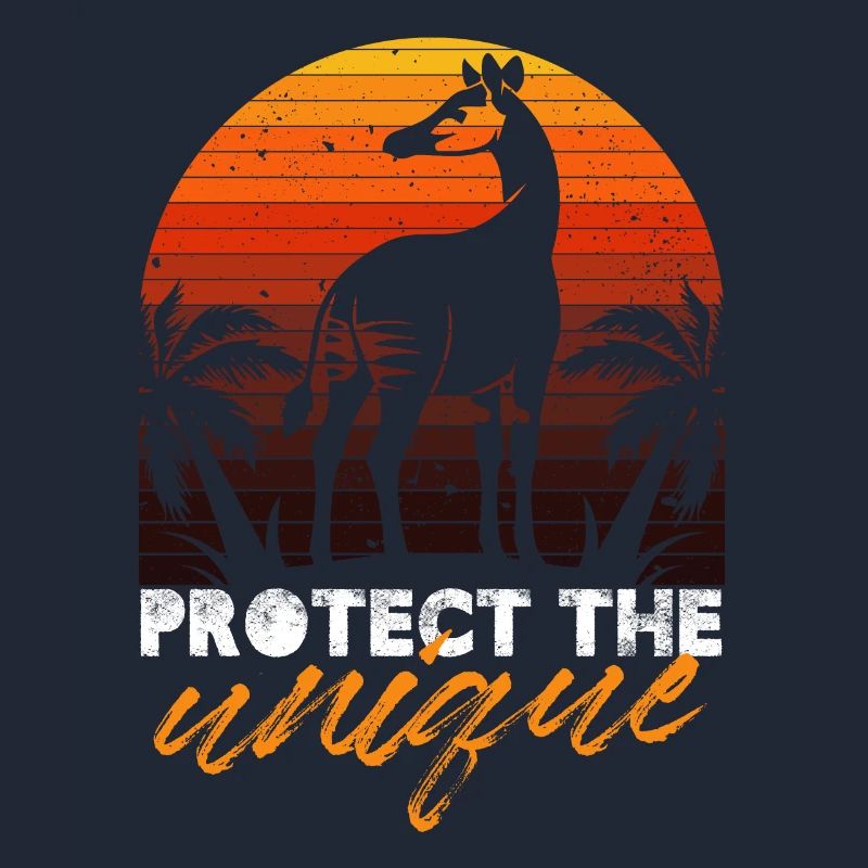 protéger l’okapi unique Conception pour un