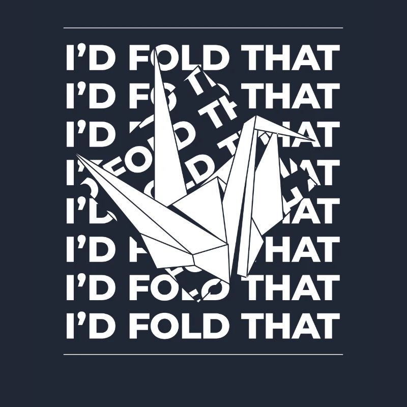 I'd Fold That Owl Paper Crane Folding Master