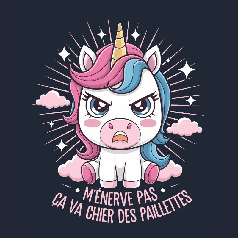 Sei mir nicht böse, das wird dir scheißen, Glitzer-Einhorn