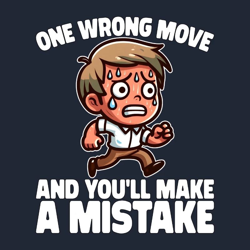 ONE WRONG MOVE AND YOU LL MAKE A MISTAKE