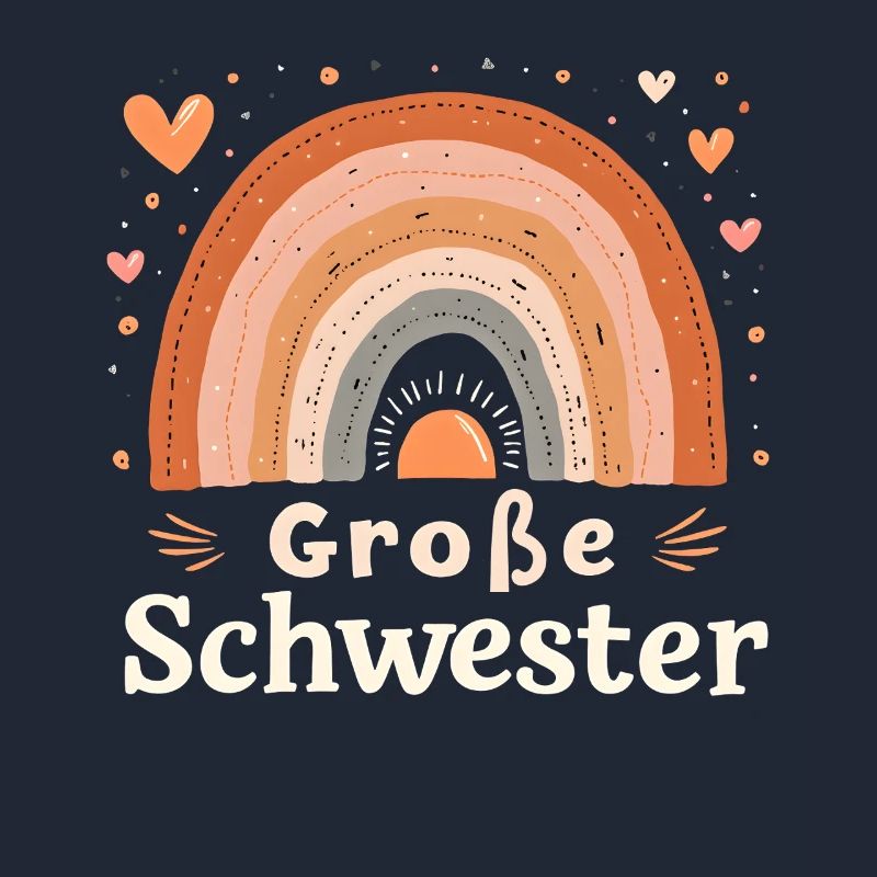 Große Schwester Regenbogen Boho