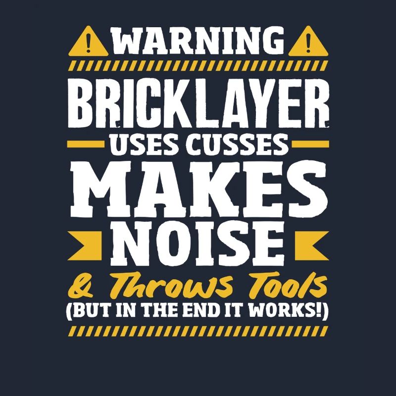 Mason warning uses curses and makes noise
