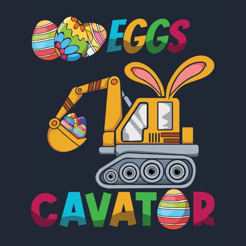 Easter Eggscavator Excavator Fun