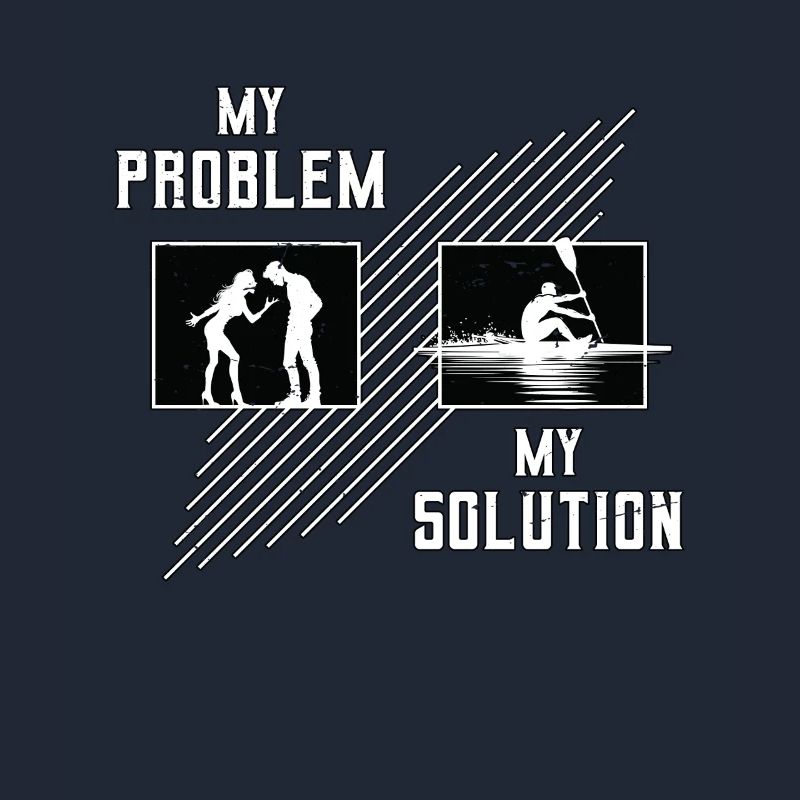 Water Rowing My Problem My Solution Pictogram Dad