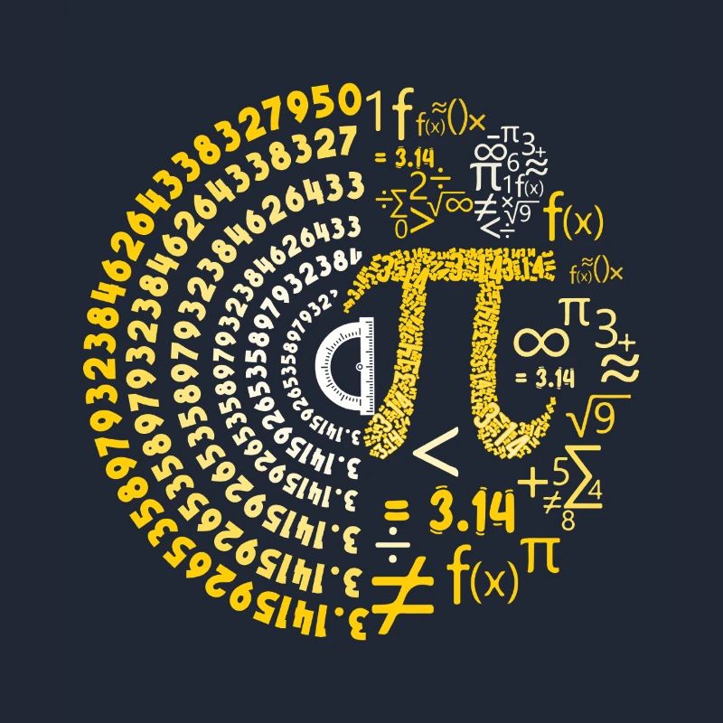 Conception de spirale Pi Day Math Lover