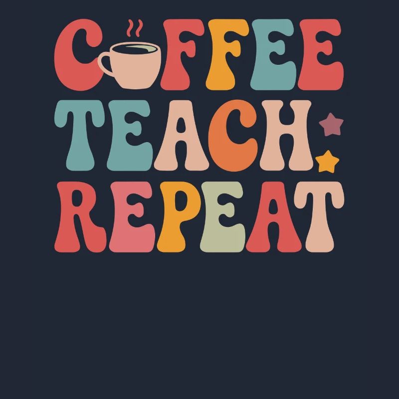 Coffee Teaching Repeating Teacher Design