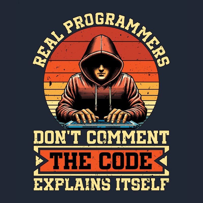 Codeur Les vrais programmeurs ne commentent pas le développeur Web