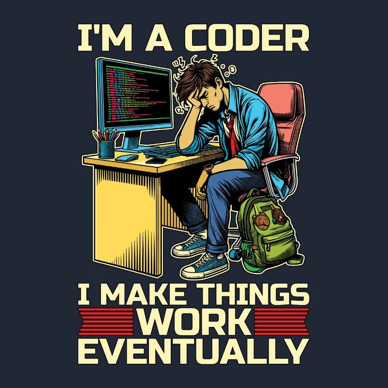 Je suis un codeur Je fais fonctionner les choses Développeur Codeurs