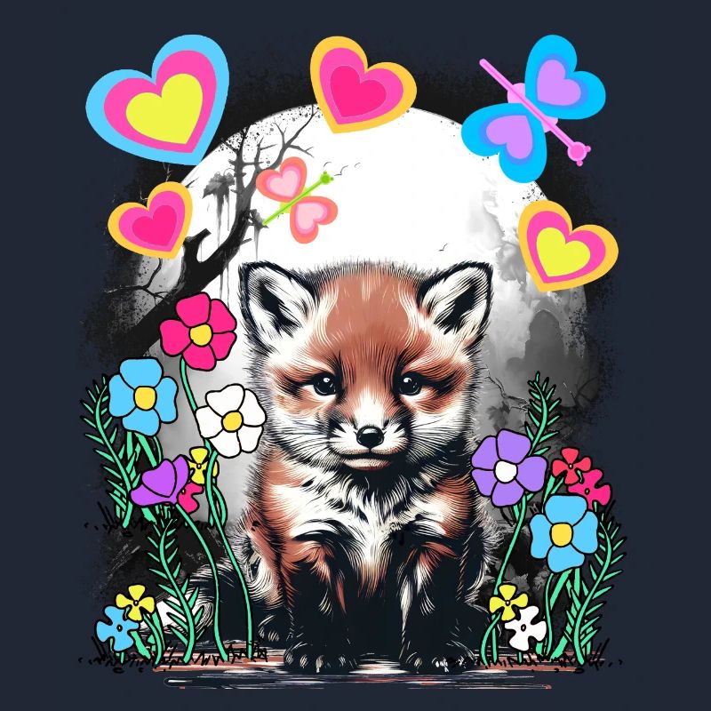 Spring Retro Fox Foxes Spring Beginning