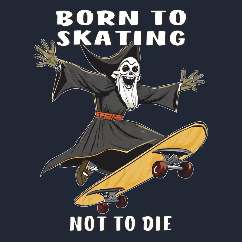 GRIM REAPER SKATEBOARD NÉ POUR PATINER PAS POUR D
