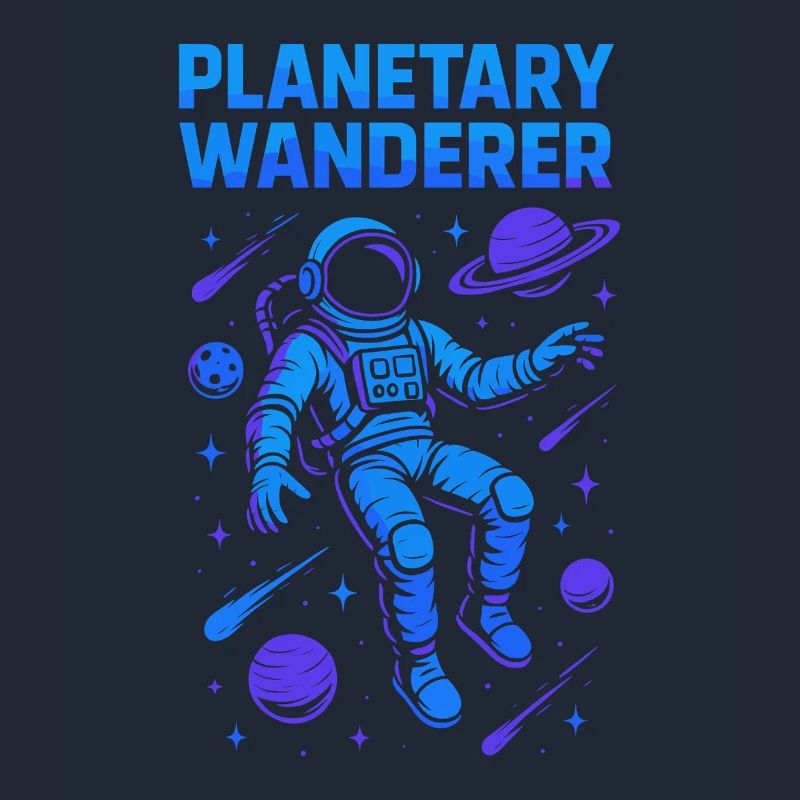 Space nerd design galaxy explorer cosmic