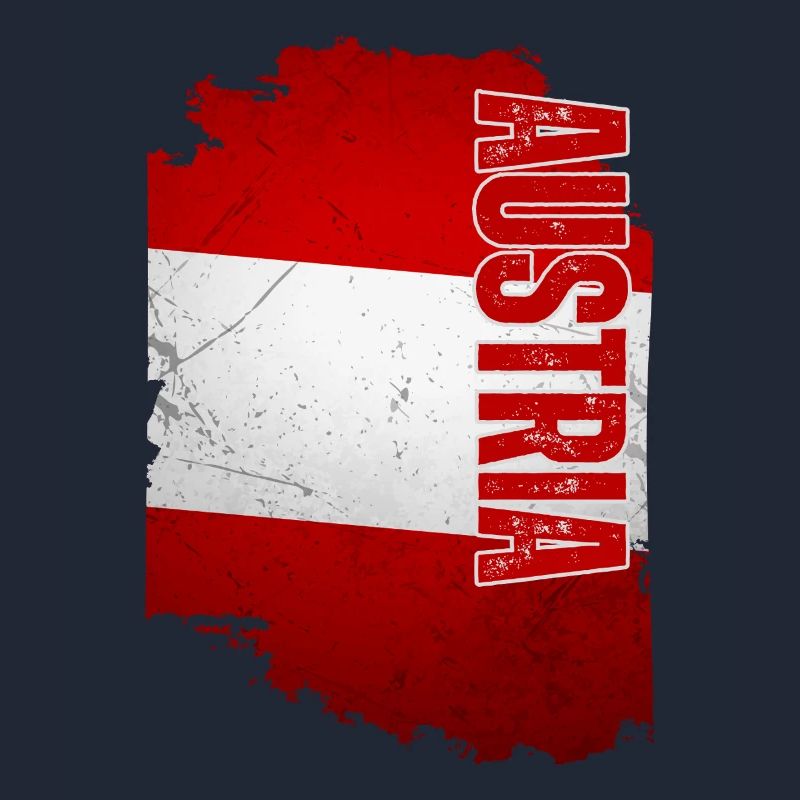 Vertical Austrian flag, Austrian pride