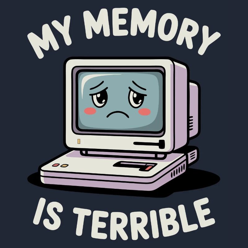 My Memory Is Terrible Funny Computer Funny Coding
