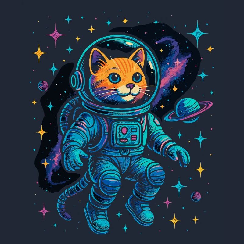 Chat de l’espace - Chat astronaute